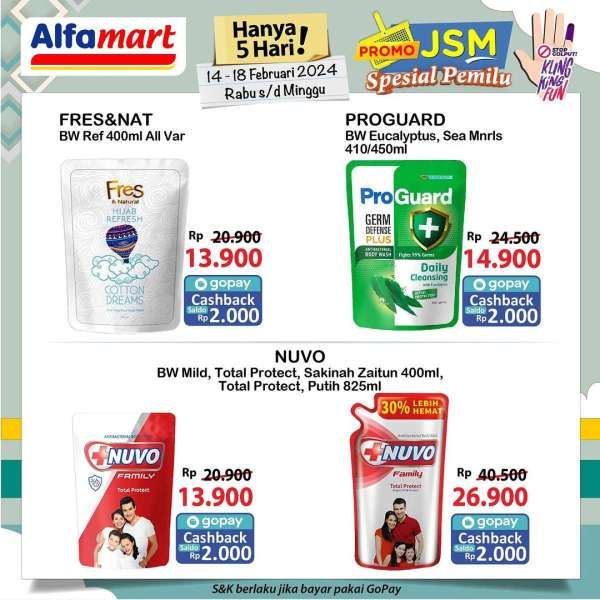 Promo JSM Alfamart Spesial Pemilu 14-18 Februari 2024