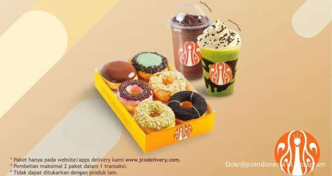 Promo J.CO Mingguan Terbaru 24-30 Juli 2023, Dapatkan Donut dan 2 Minuman Segar