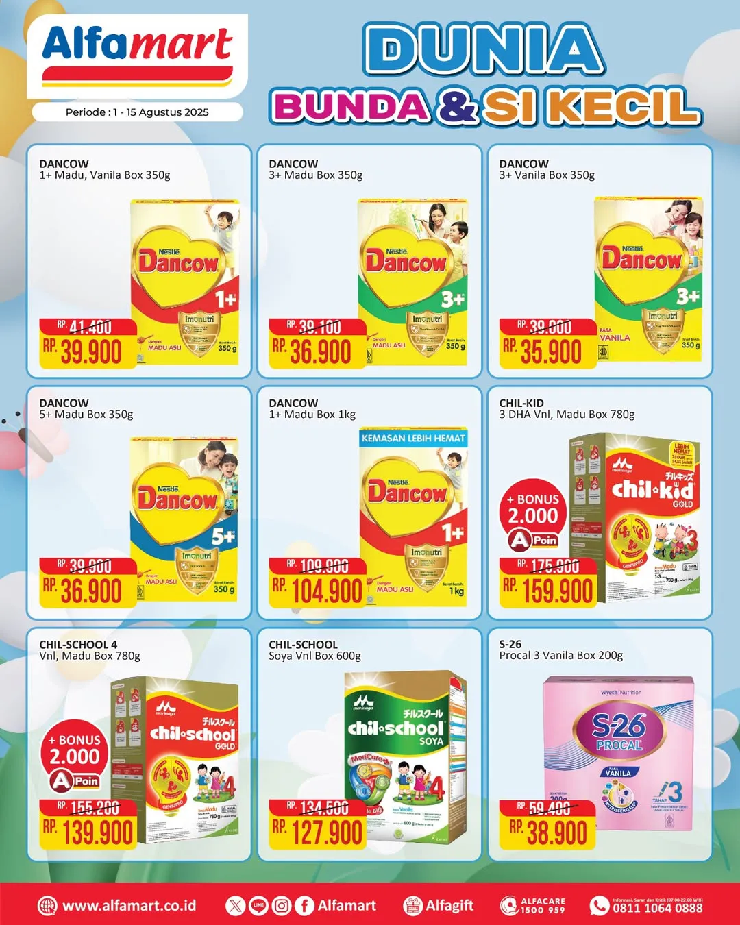 Promo Alfamart Dunia Bunda & Si Kecil Periode 1-15 Agustus 2025