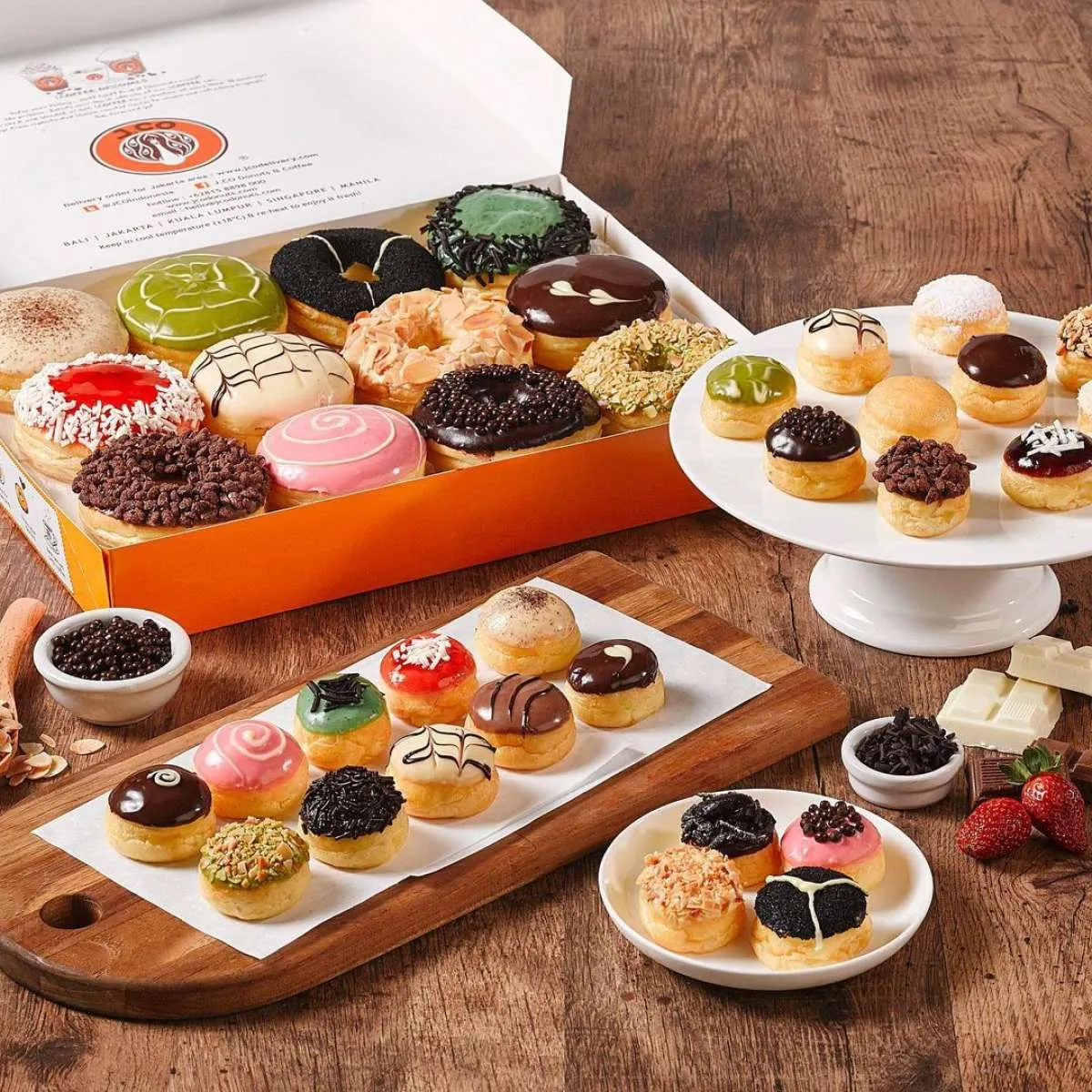 Terbaru! Promo J.CO 7-13 Juni 2021, 2 boks donat J.Pops dan 2 minuman Rp 149.000