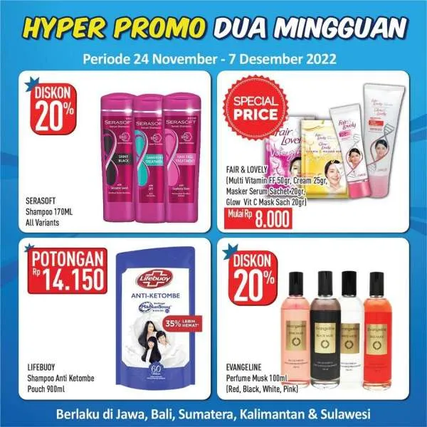 Katalog Promo Hypermart Dua Mingguan Periode 24 November-7 Desember 2022