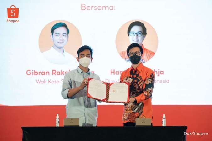 Majukan UMKM Solo Naik Kelas, Shopee Gandeng Gibran Rakabuming Wujudkan UMKM Solo Go Ekspor