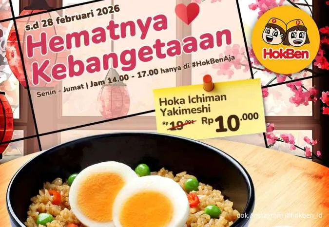 Promo HokBen Hematnya Kebangetan: Makan Enak Mulai 10 Ribu, Gratis Ocha