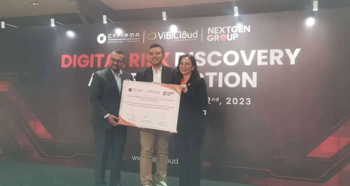 ViBiCloud, CYFIRMA & NEXTGEN Indonesia Bersatu Perkuat Keamanan Siber di Indonesia