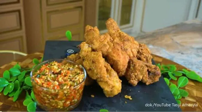 Resep Ayam Goreng Kipas Ala Tasyi Athasyia yang Viral, Renyah Maksimal dan Gurih