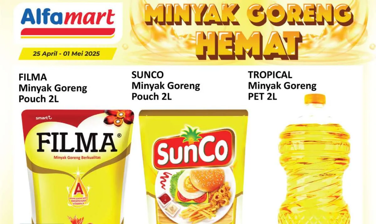 Promo Minyak Goreng 30 April 2025, Harga Hemat di Alfamart & Superindo Berakhir Besok