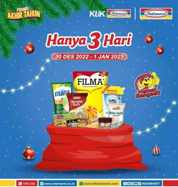 Katalog Promo Indomaret Hanya 3 Hari Periode 30 Desember 2022-1 Januari 2023