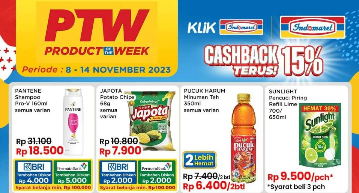 Promo Indomaret Produk of The Week Sampai 14 November 2023, Promo Beli 2 Gratis 1
