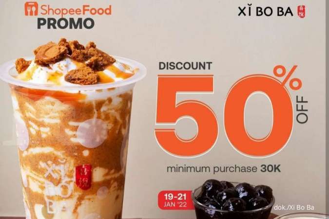 Promo Terbatas Xi Bo Ba 19-21 Januari 2022, Dapatkan Diskon 50% via ShopeeFood