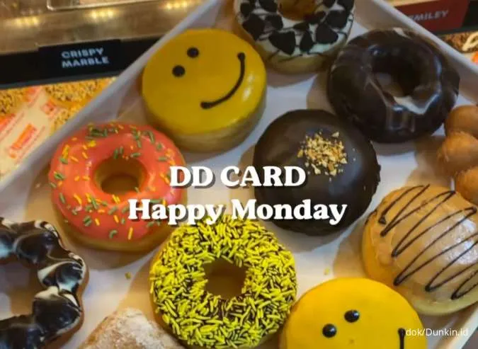 Happy monday beli 7 gratis 5 donut di promo dunkin