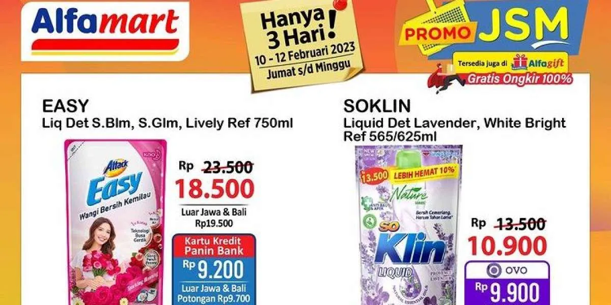 Promo JSM Alfamart 11 Februari 2023, Belanja Gratis Ongkir 100% Melalui Alfagift