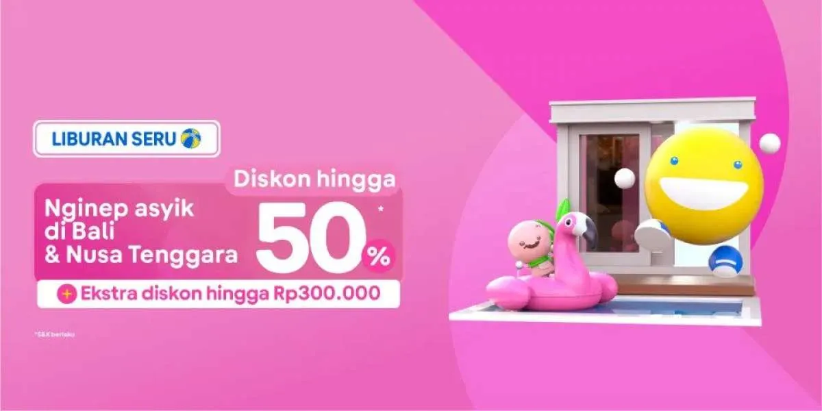 Promo Hotel Tiket.com s.d 23 Juni 2022, Diskon Hotel Bali & Nusa Tenggara Hingga 50%