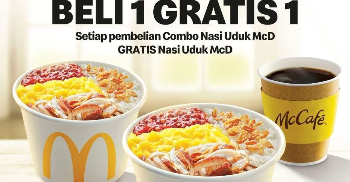Promo McD Terbaru 30 Maret 2023, Dapatkan Promo Beli 1 Gratis 1 Hanya Hari Ini 