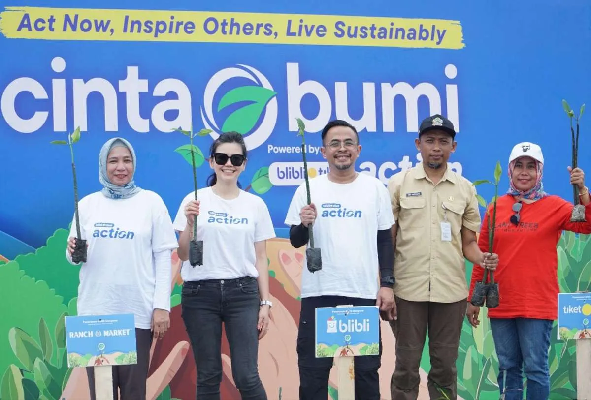  Blibli TiketACTION Perluas Aksi Kolaborasi lewat Tanam 4.000 Mangrove di Mangunharjo