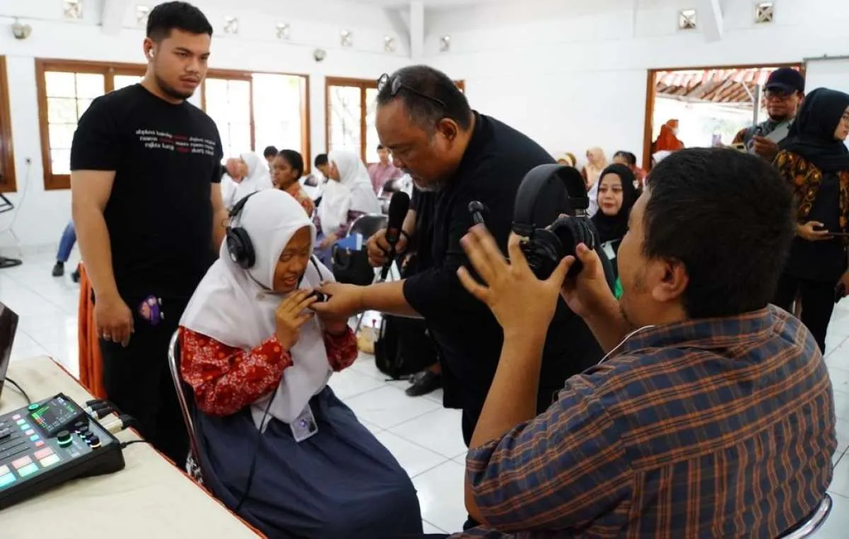 Kelas Podcast Sarana Tingkatkan Kreativitas bagi Siswa Netra Jadi Modal Dunia Kerja