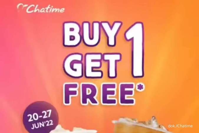Promo Chatime 20-27 Juni 2022, Beli 1 Gratis 1 Minuman Tertentu via ShopeeFood