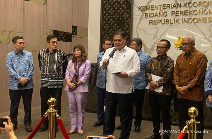 Pengusaha Temui Airlangga Hartarto Bahas Penetapan UMP Tahun 2025