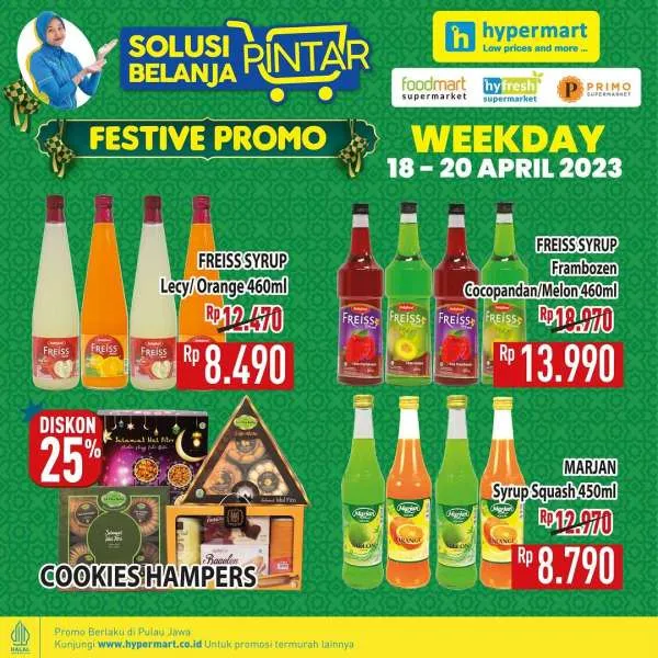 Promo Hypermart Weekday Spesial Ramadan Periode 18-20 April 2023
