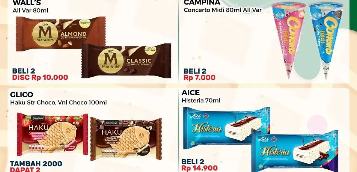 Promo Alfamart Serba Rp 10.000 dan Es Krim Beli 2 Lebih Hemat di Awal Januari 2024