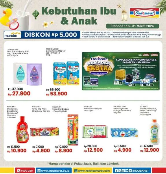 Promo Indomaret Super Hemat Periode 16-31 Maret 2024