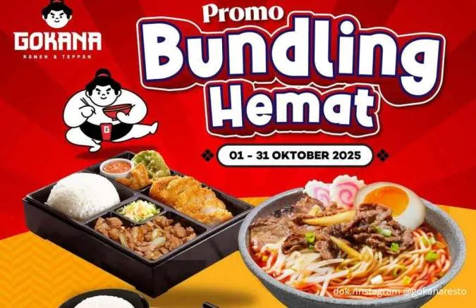 Makan Bareng Irit, Promo Bundling Hemat Gokana Oktober 3‑5 Orang Harga Terjangkau
