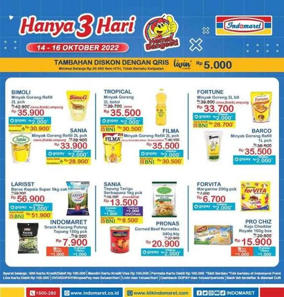 Promo JSM Indomaret 14-16 Oktober 2022