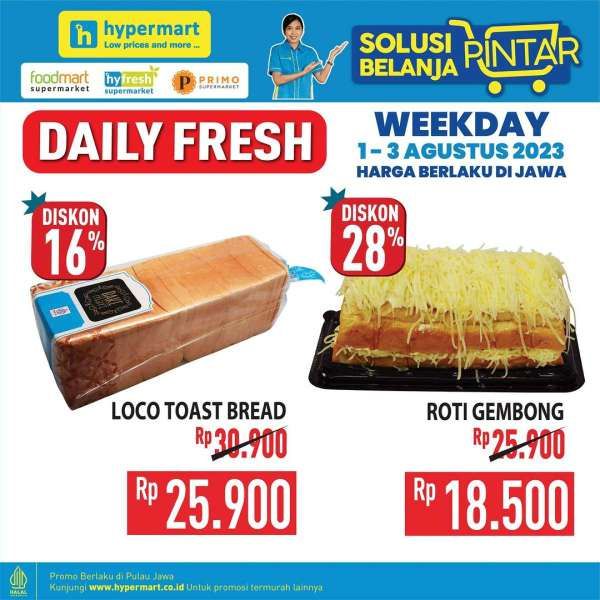 Katalog Harga Promo Hypermart Weekday 1-3 Agustus 2023