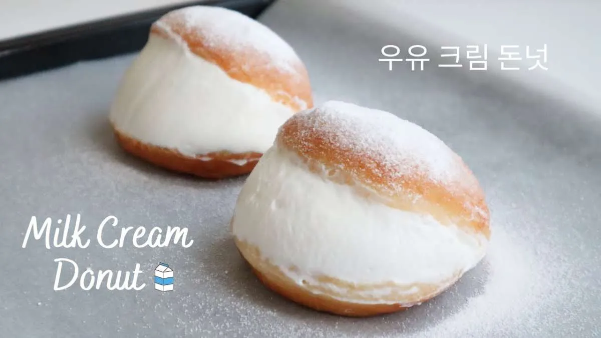 Resep Donat Milk Cream ala Korea yang Lumer di Mulut, Cocok untuk Takjil