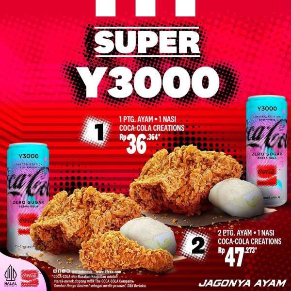 Promo KFC Super Y3000 Rp 36.000-an Mulai 20 November 2023