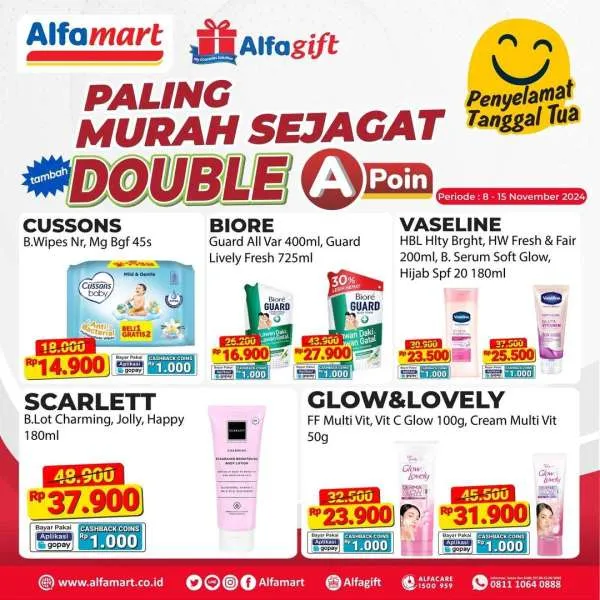 Promo Alfamart Paling Murah Sejagat Periode 8-15 November 2024