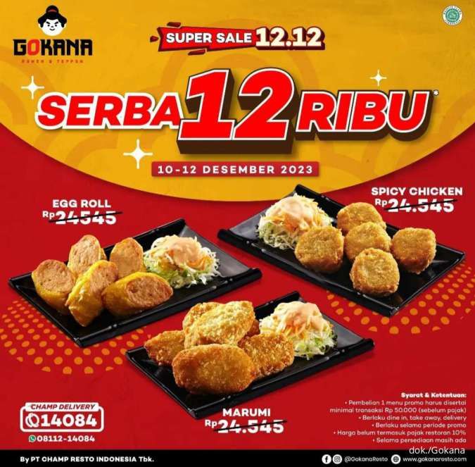 Asik! Banyak Promo Makanan di Ajang Promo 12.12, Berikut Daftarnya 