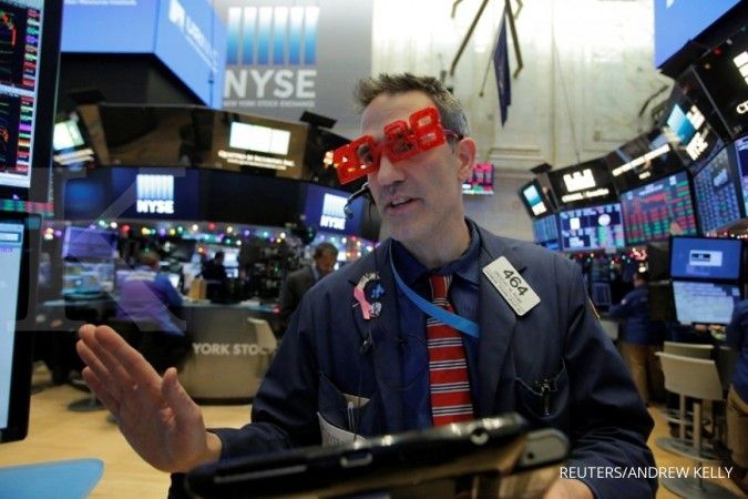 Pasca pergerakan volatil, Dow Jones ditutup di level tertinggi sepanjang sejarah