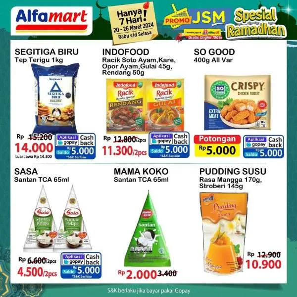 Promo JSM Alfamart Hanya 7 Hari Periode 20-26 Maret 2024