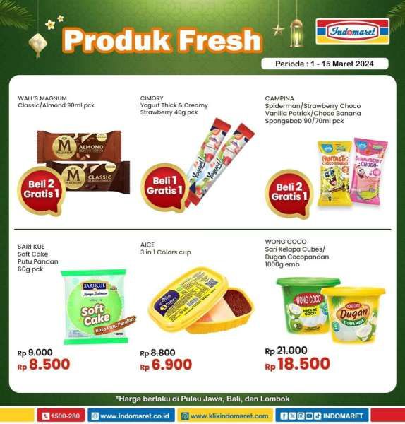 Promo Indomaret Super Hemat Periode 1-15 Maret 2024