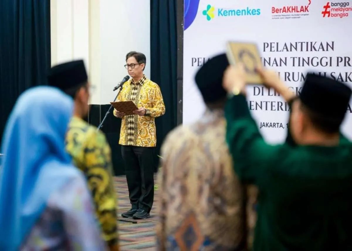 Dukung Rencana Kerja Kementerian Kesehatan, 43 Pejabat Eselon II Dilantik