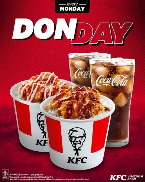 Promo KFC DonDay Tiap Senin