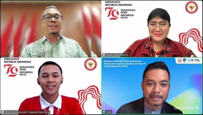 Paskibraka Siap Bertugas pada HUT RI Perdana di Nusantara