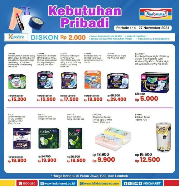 Promo Indomaret Super Hemat Periode 14-27 November 2024