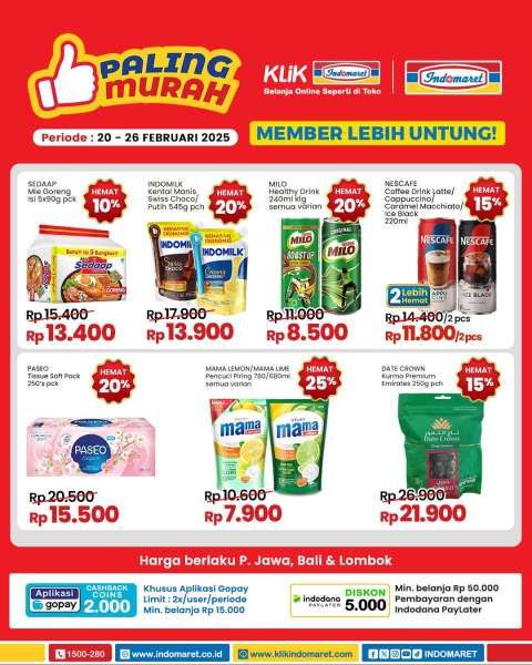 Promo Indomaret 20-26 Februari 2025 Paling Murah