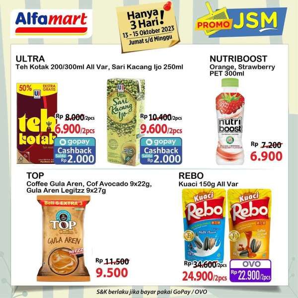 Katalog Promo JSM Alfamart Terbaru 13-15 Oktober 2023