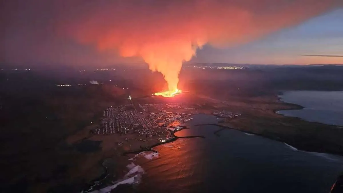 Gunung Berapi Meletus di Islandia, Timbulkan Ancaman Bagi Kota Nelayan