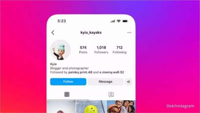 Fitur Foto Profil Dinamis Instagram, Begini Cara Menggabungkan Foto dan Avatar IG