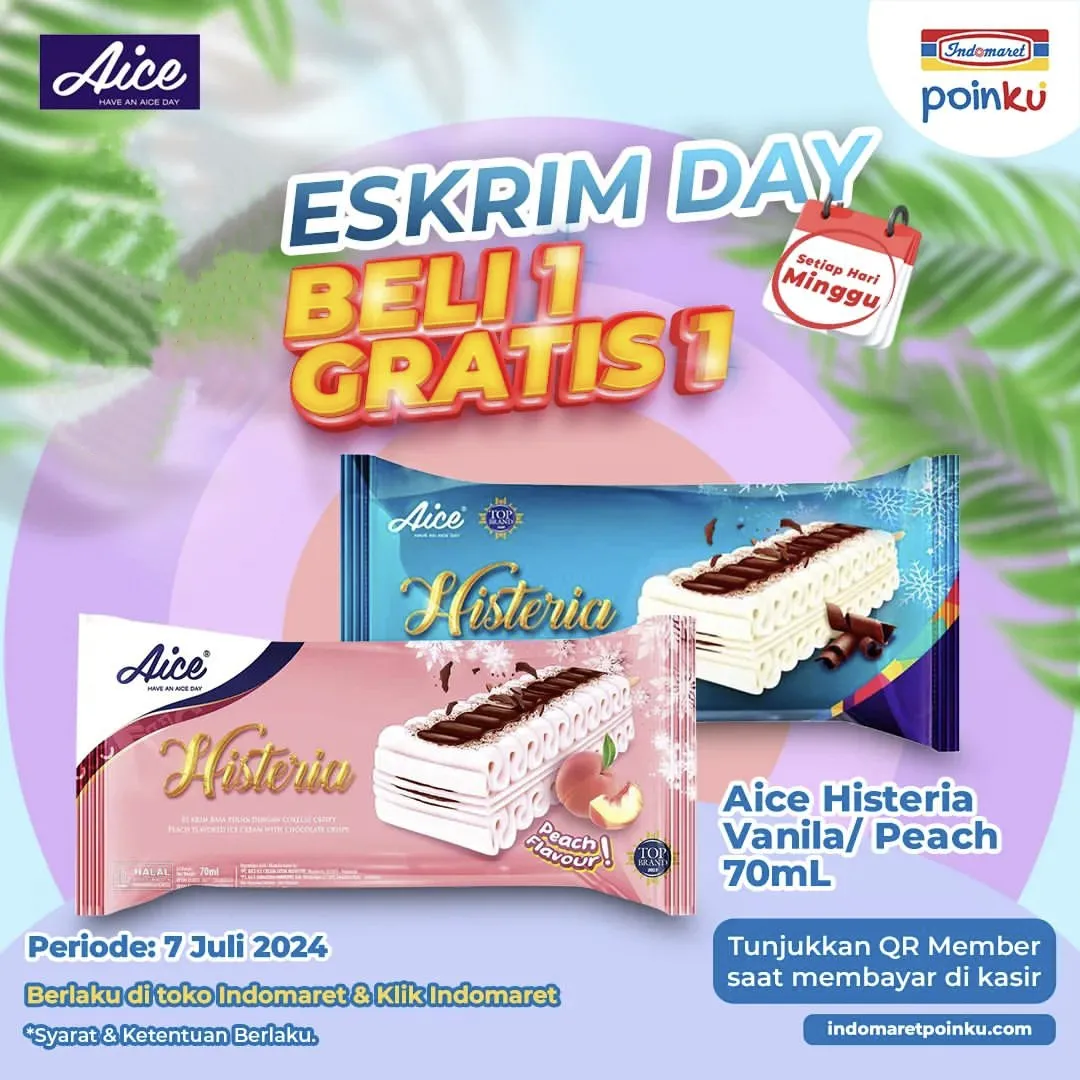 Promo Indomaret Es Krim Day Periode 7 Juli 2024