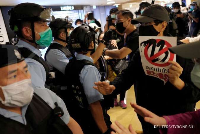Hong Kong kembali diguncang aksi demonstrasi tolak UU keamanan nasional