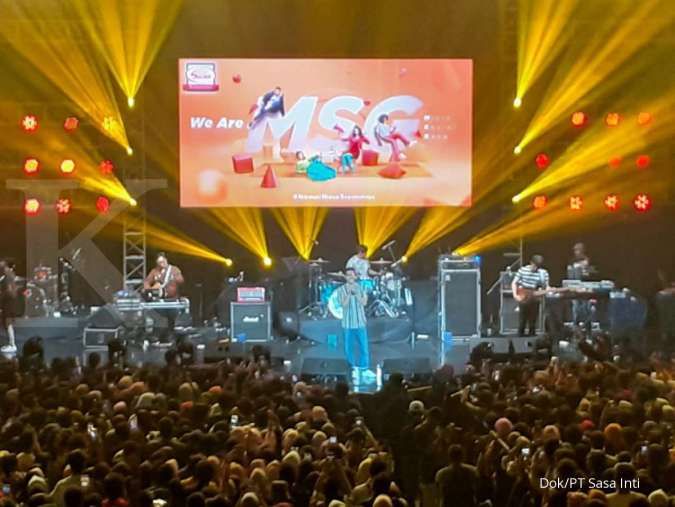 Sasa Mendobrak Pasar MSG denganMenghadirkan Konser Micin Social Gang