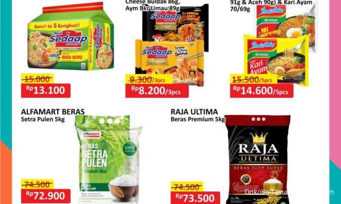 Promo JSM Alfamart Weekend, Beras Lebih Murah dan Mie Beli Banyak Lebih Hemat