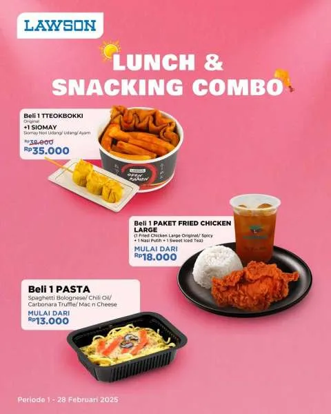 Promo Lawson Paket Makan Pagi dan Siang