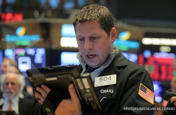 Wall Street memerah terseret penurunan sektor teknologi