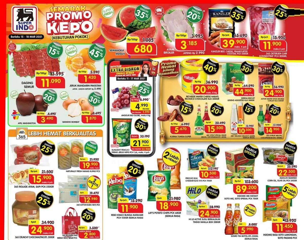 Promo Superindo hari kerja diskon mingguan terbaru, 16 Maret 2021!