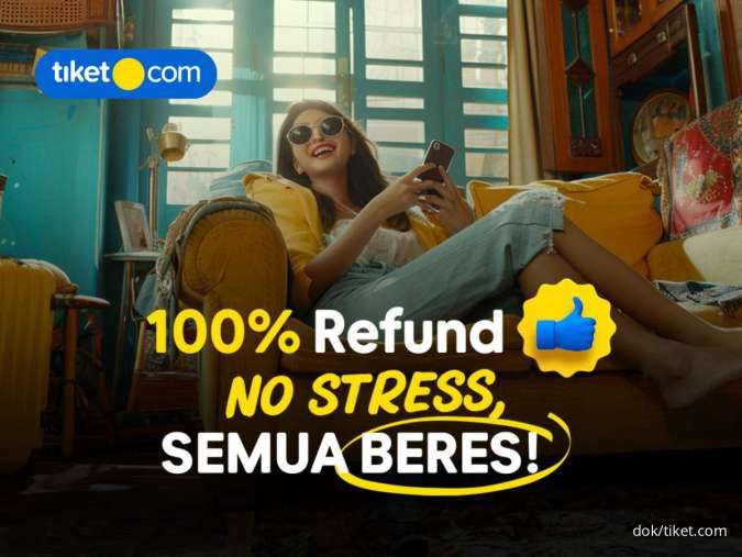 Tiket.com Hadirkan Fitur 100% Refund, Begini Langkah Klaim Pengembalian Uangnya